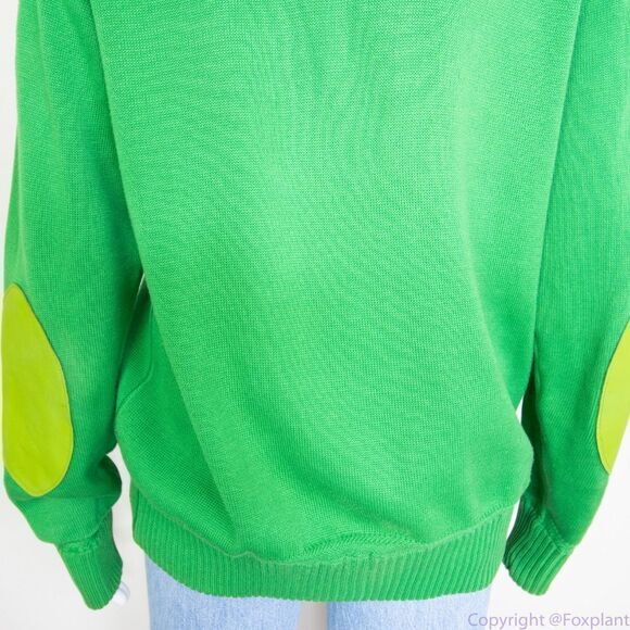 Albam Made in England 100% cotton green‎ sweater, size 1 - Picture 15 of 16